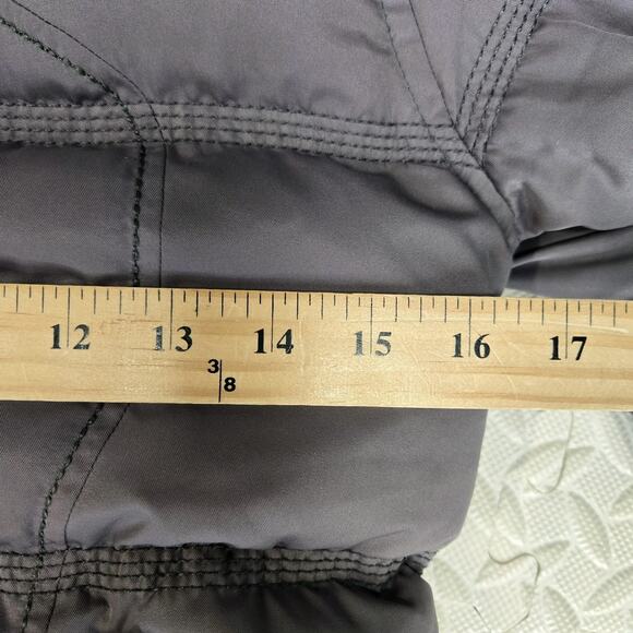Lululemon Goose Down Puffer Jacket Womens 4 XS Gray Hot Pink Removable Hood - Picture 13 of 14